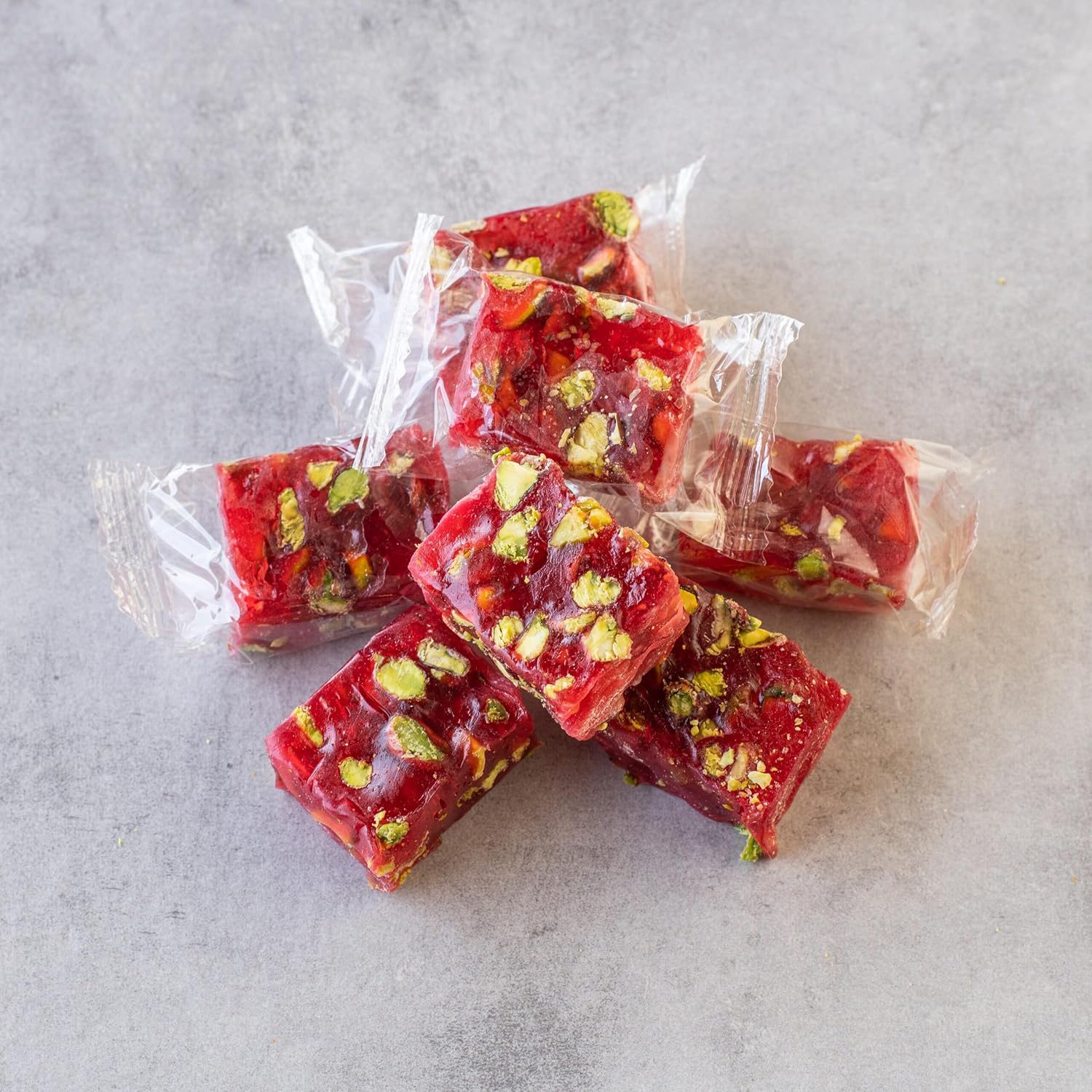 FirstChoiceCandy Canadian Malban, Individually Wrapped Eastern Style Fruit and Nuts Malban Candy 2 Pound (Pomegranate)