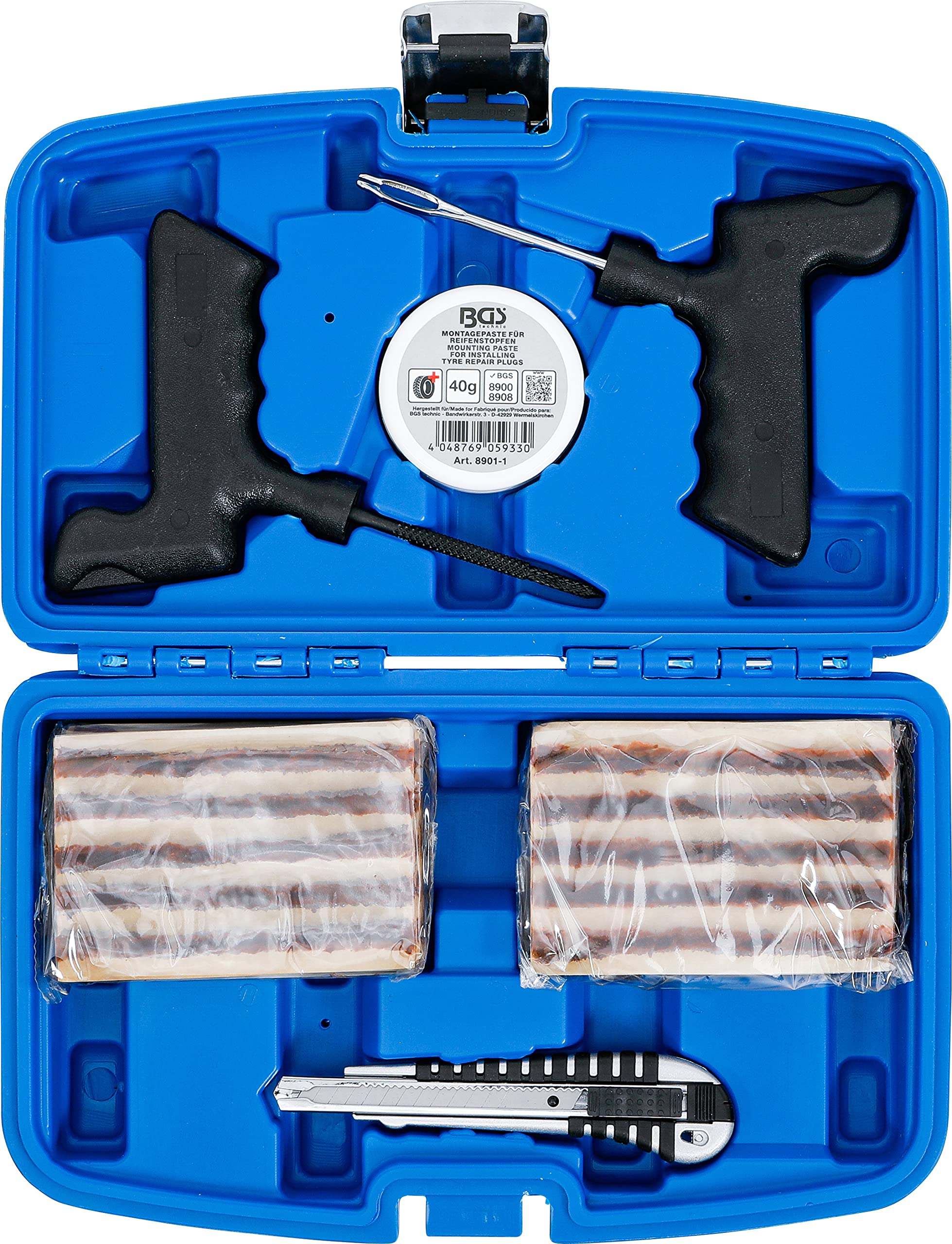 ANNTIM 58 Stück Reifenreparaturset Auto, Autoreifen Reparaturset Reifen Reparatu