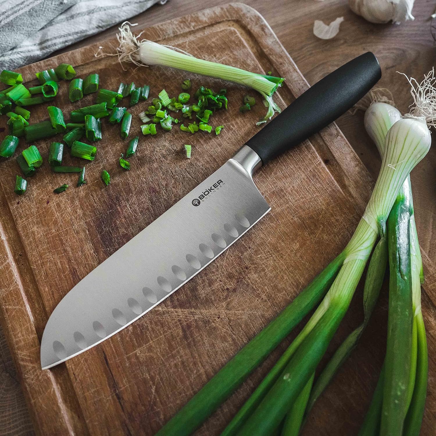 Boker Core プロフェッショナル 三徳ナイフ 溝付き 中空刃 130835 Boker Core プロフェッショナル 三徳ナイフ 溝付き 中空刃 130835