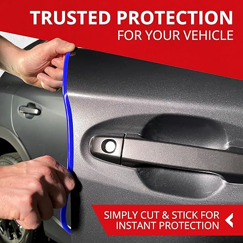 Miniatura 4 de All-Fit Automotive - Protector de borde de puerta de automóvil  Adorno de borde universal DIY para prevenir arañazos y golpes  Adorno de borde