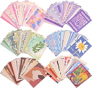 emmoolife 300 Sheets Aesthetic Scrapbook Paper, Retro Boho Pastel Wall C...