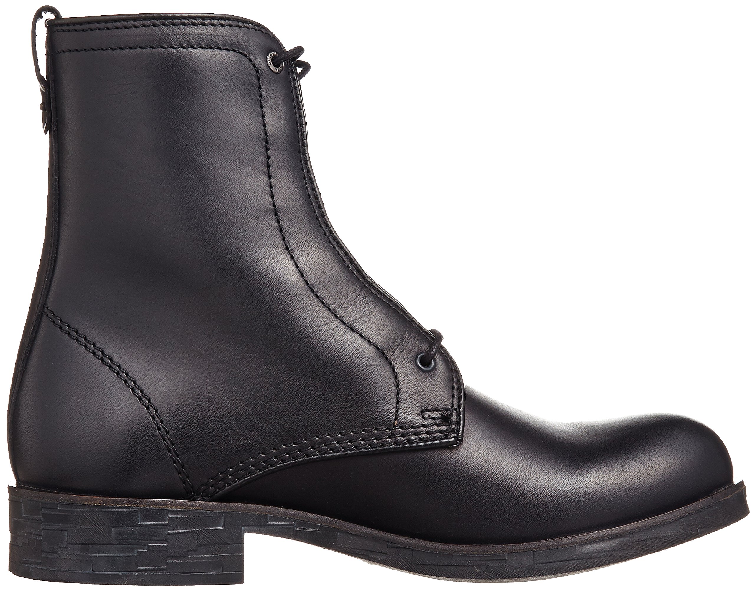 Diesel Johnny The Riot Black Leather Designer Boots EUR 42 Diesel Mens Johnny The Riot Black Leather Boots 9 M  main image 3
