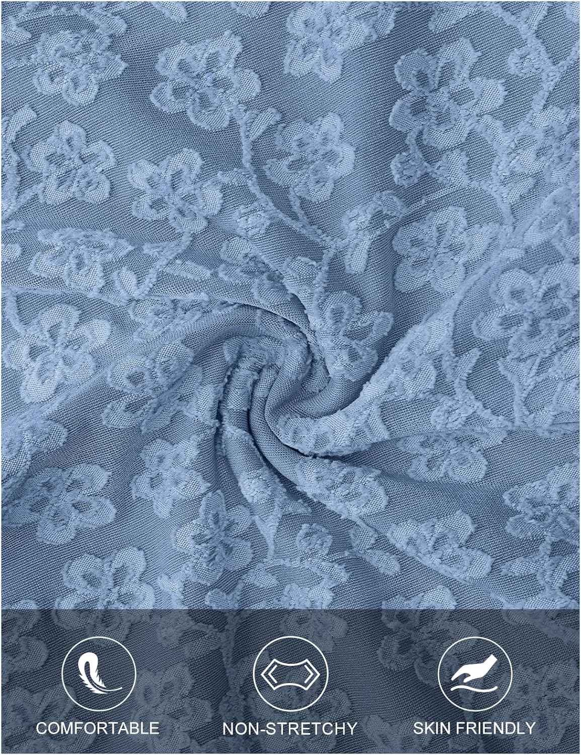 MEROKEETY Women's Bell Long Sleeve Shirts 2025 Fall Floral Going Out Tops Slim Fit Y2k Clothes Outifts - Image 6