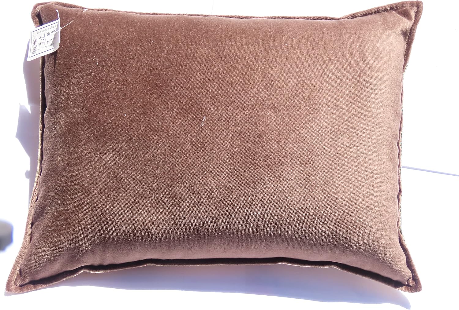 Bear Tapestry 10 x14 Balsam Fir Filled Pillow Sachet Brown Velvet Back Paine's