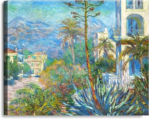 Miniatura 157 de A&T ARTWORK Antibes Seen from The Salis Gardens de Claude Monet Las Obras de Arte Clásico Mundial Reproducciones, Impresiones de Arte en Lienzo