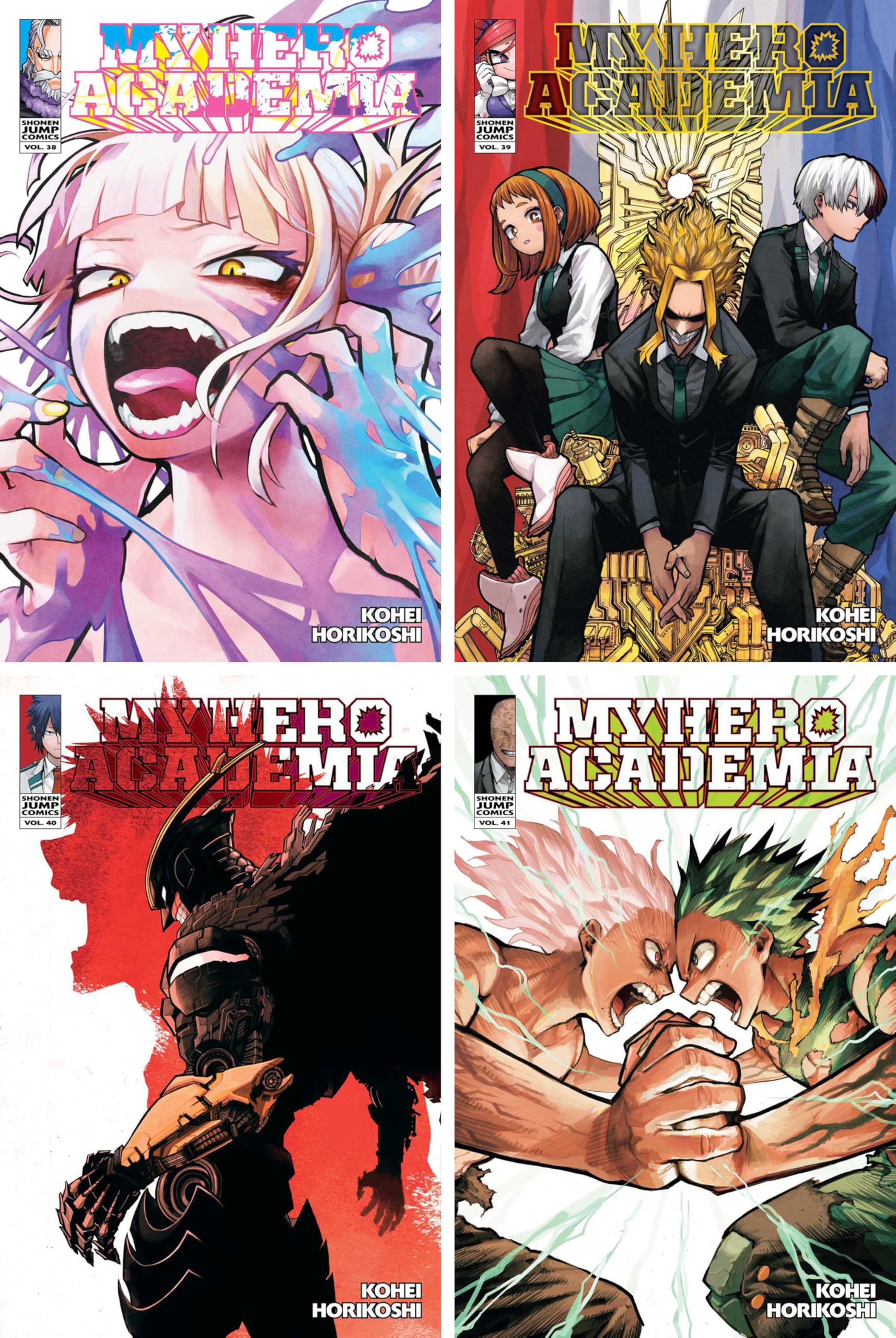 My Hero Academia Series (Volumes 21-41) Manga Set, by Kohei Horikoshi (21 Books)