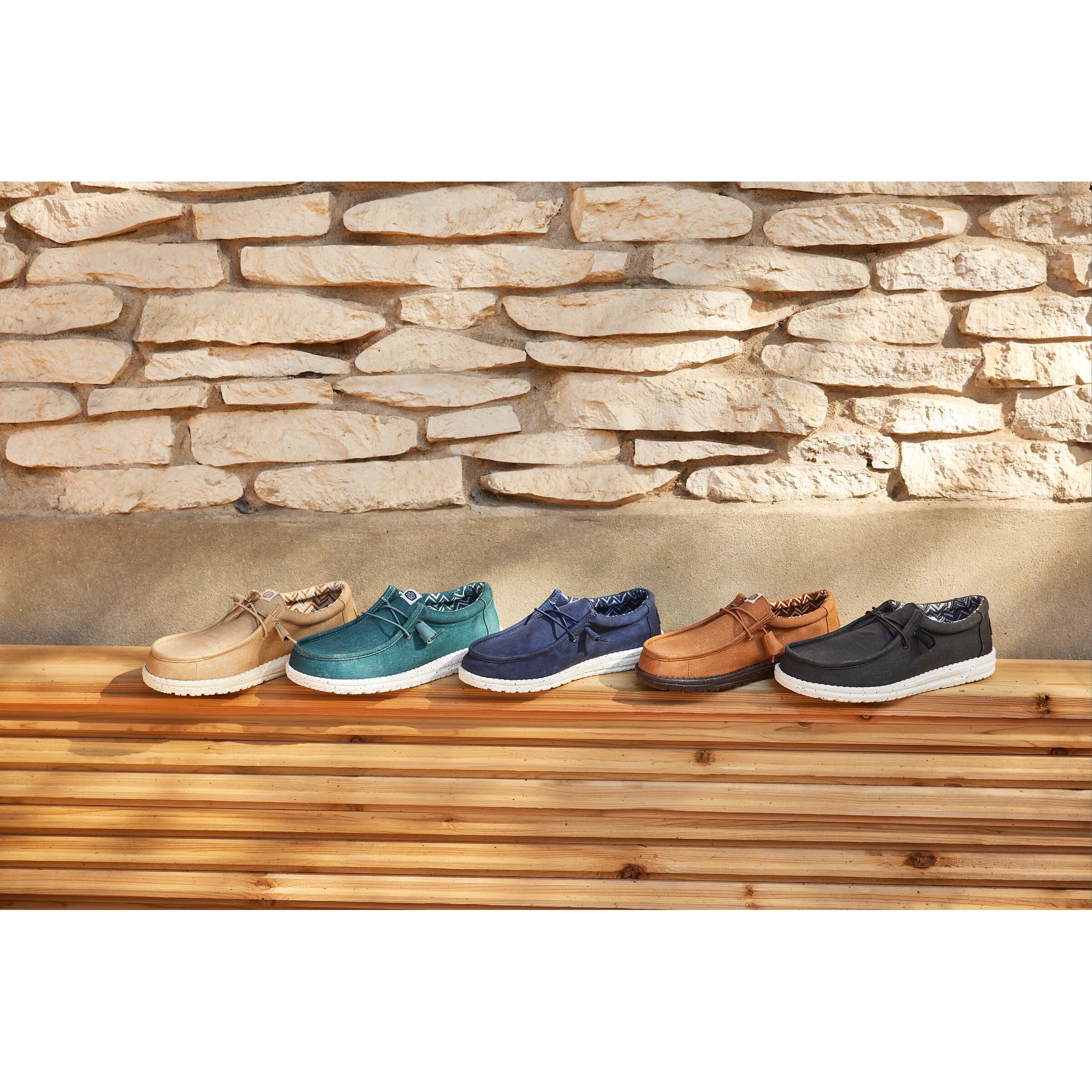 Hey Dude - Wally Canvas - Scarpe Uomo Slip-On - Mocassini