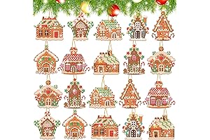 Yuntau 5D DIY Diamond Painting Ornament Kits for Christmas
