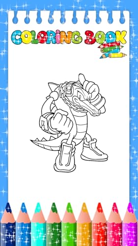 The Hedgehog Glitter Coloring Book