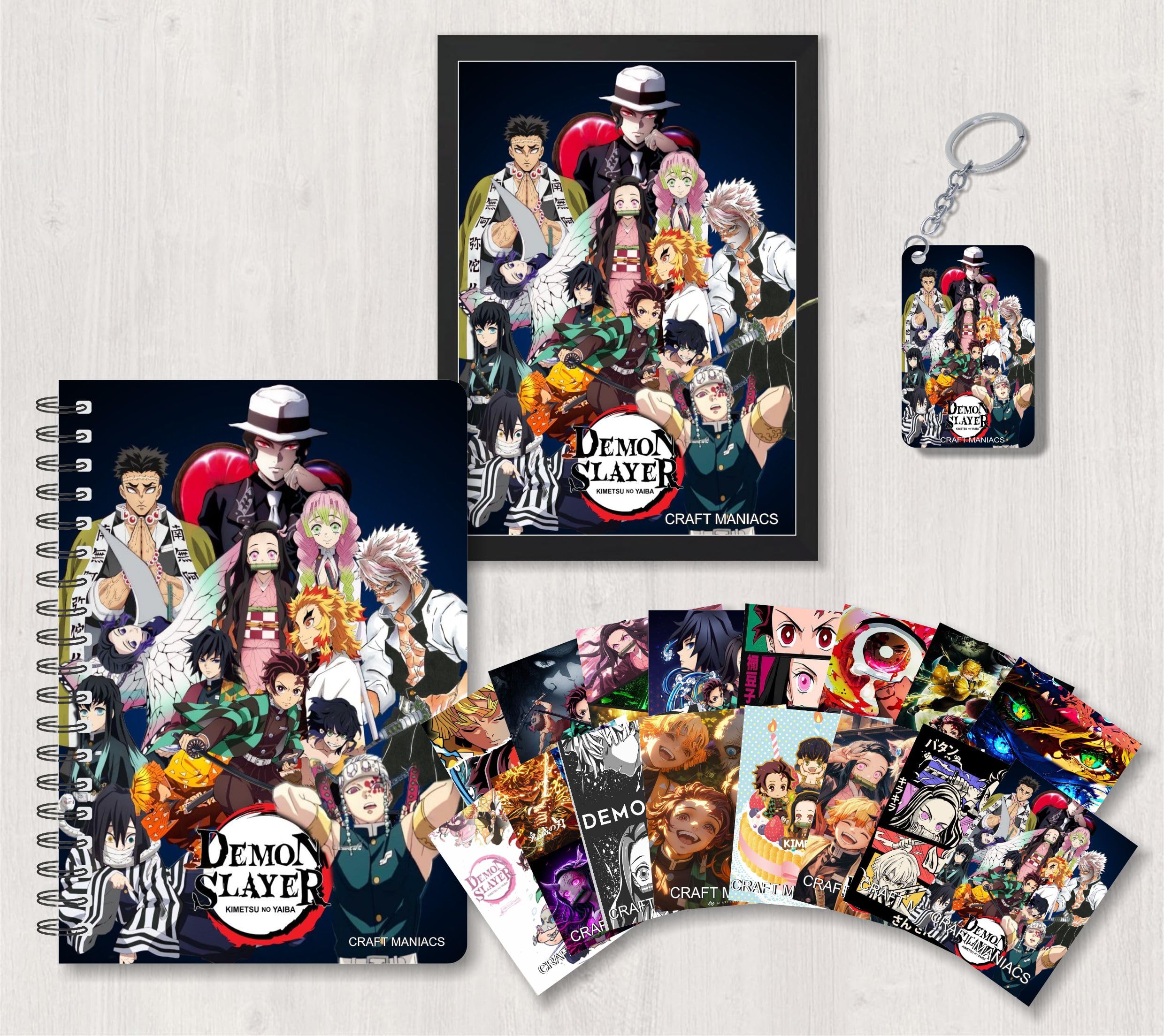 Demon Slayer All Art Frame Gifting Combo : One A5 Frame, One A5