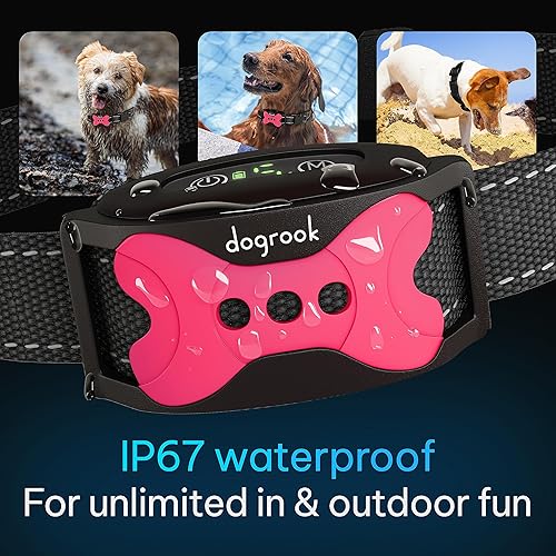 Miniatura 7 de Collar antiladridos recargable inteligente sin golpes para perros pequeños, medianos y grandes, control de ladridos impermeable con 5 niveles de