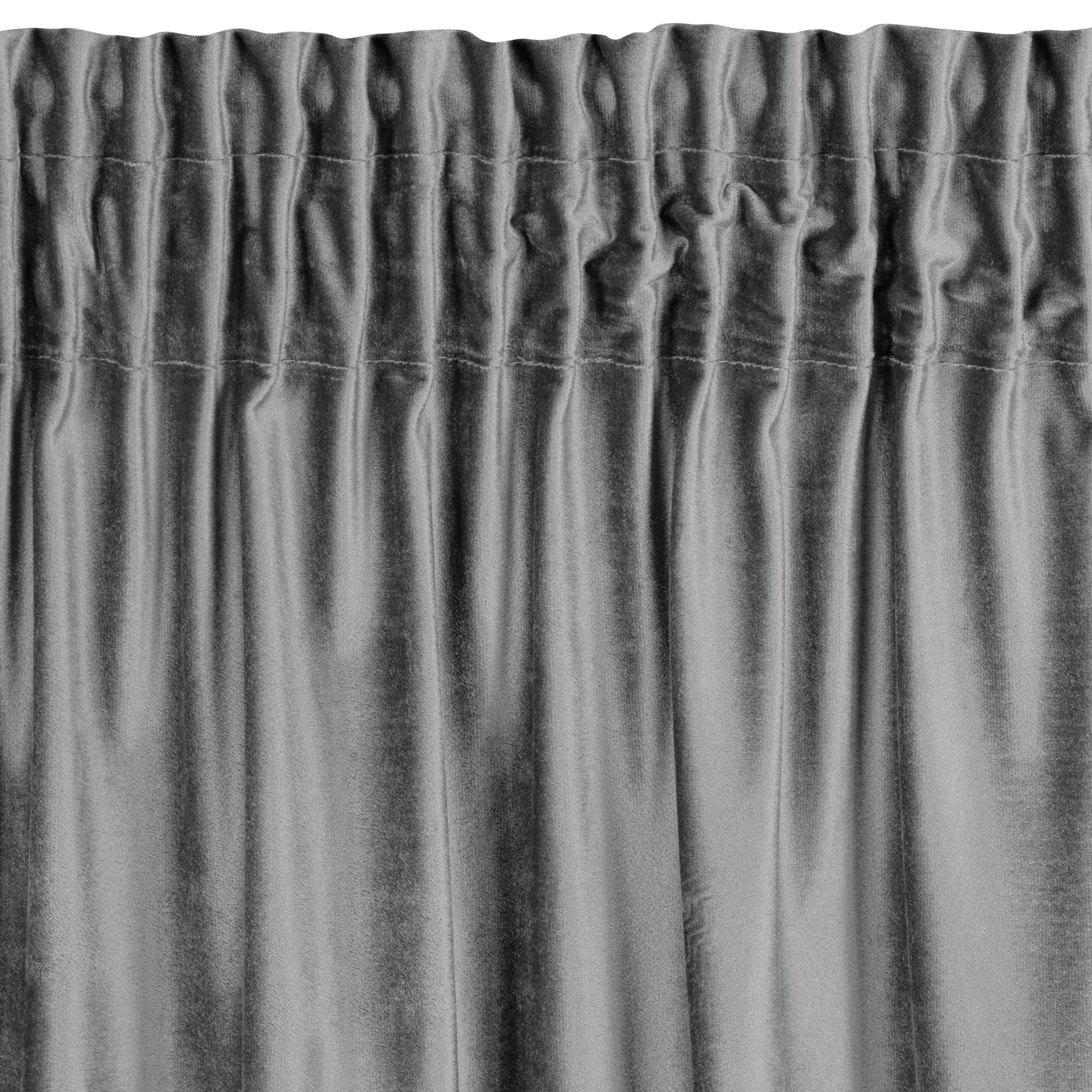 Eurofirany MIRELA Velvet Curtain, Velvet Curtain with Ruffle Tape, 1 Piece, Golden Pattern, Blackout, Glamour - Image 2