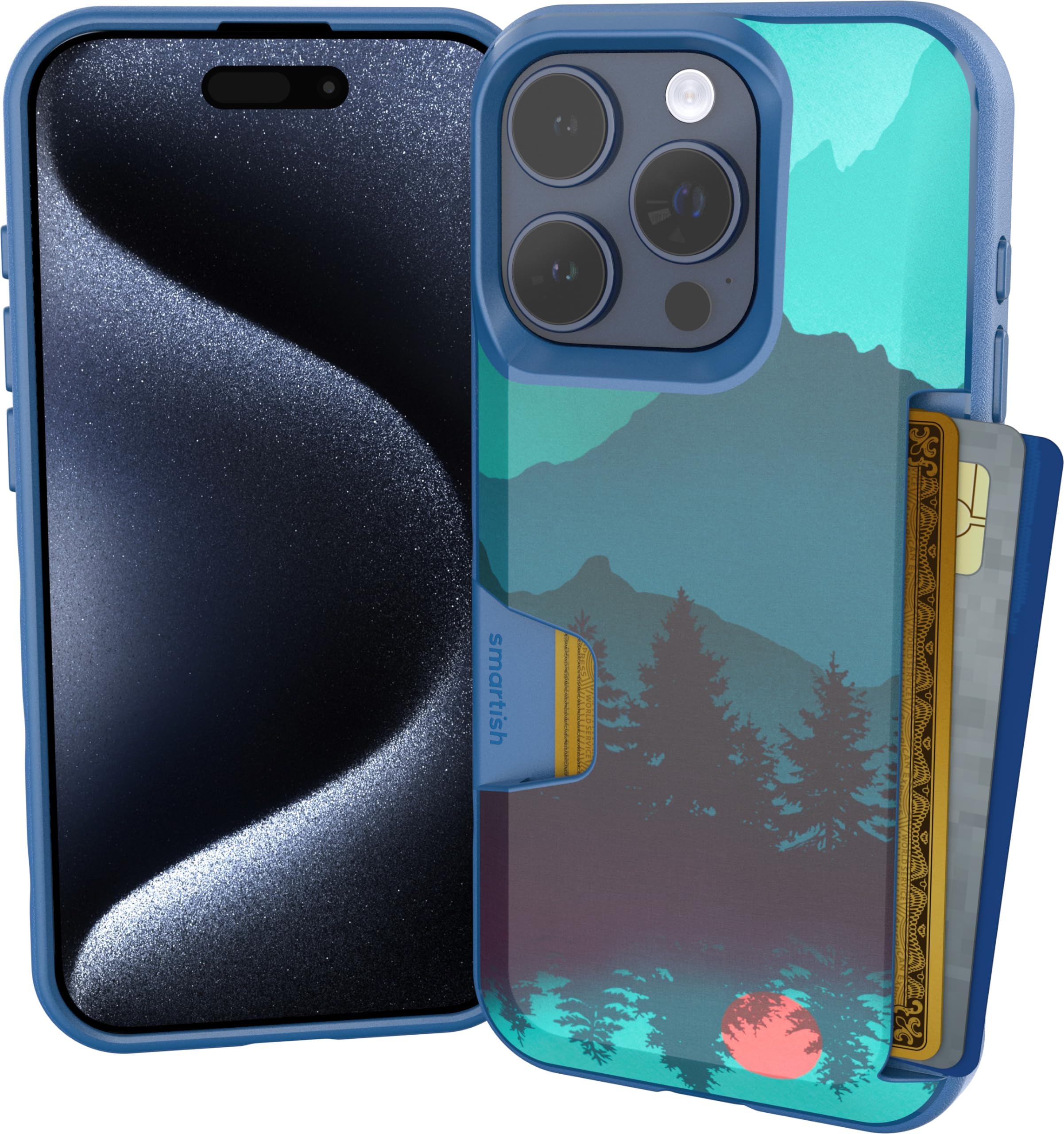 Smartish IPhone SE Wallet Case - Wallet Slayer Vol 1 [Slim Protective] Credit Card - View #4