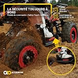 Actionbikes Motors Quad électrique Enfant ATV Torino | 36 Volts 1000 Watts Jusqu’à 24 km/h - Quad Enfant - Pocket Quad - pédale de sécurité Safety Touch - Mini Quad - dès 8 Ans (Noir) - 5
