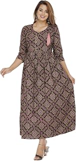 Women's Cotton Anarkali Maternity Feeding Kurti Price In India