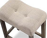 Vista 7 de Sora Wood - Juego de comedor de 3 piezas, altura de mostrador, color gris pardo