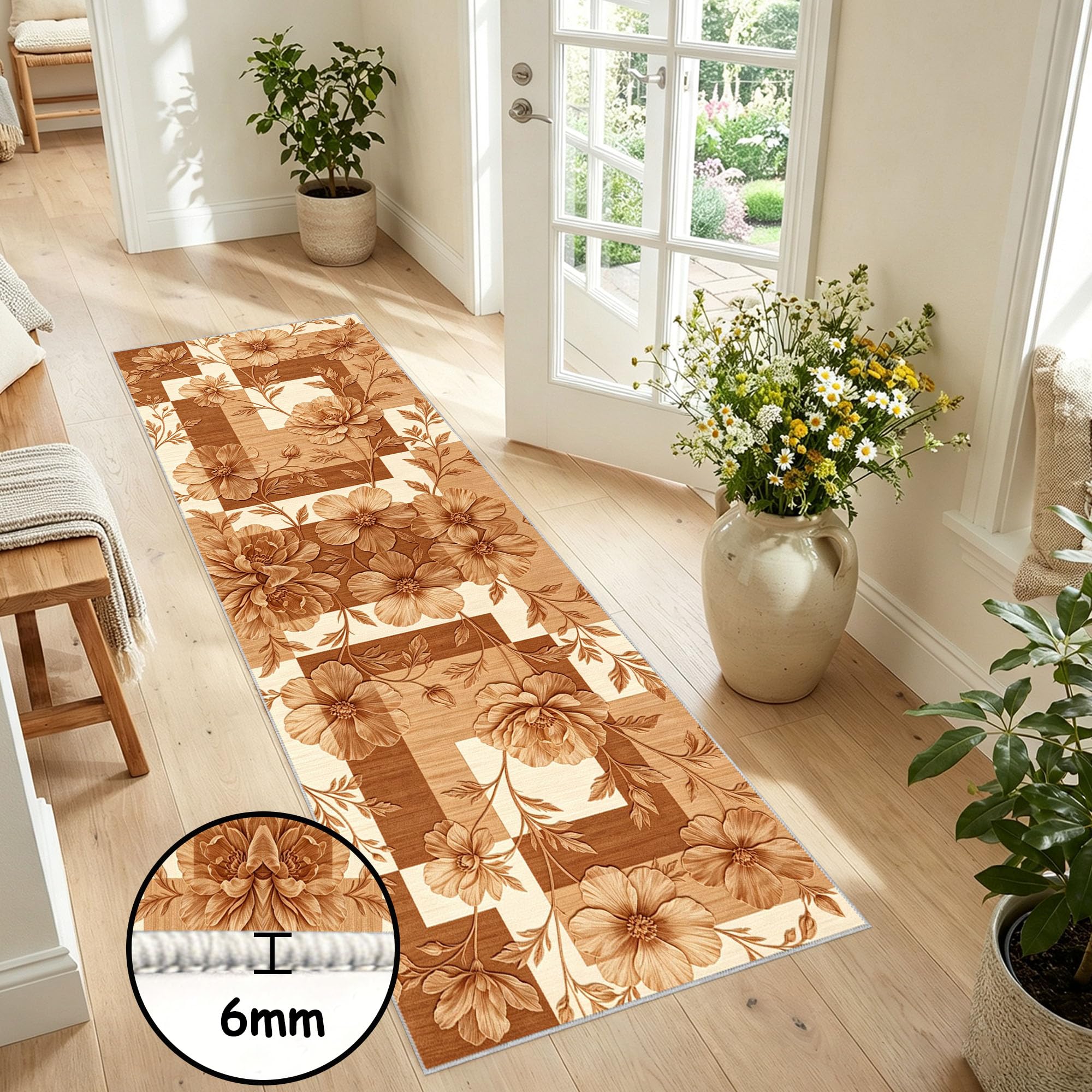 Tapis Couloir Antidérapant Long Rug 80 x 450 cm