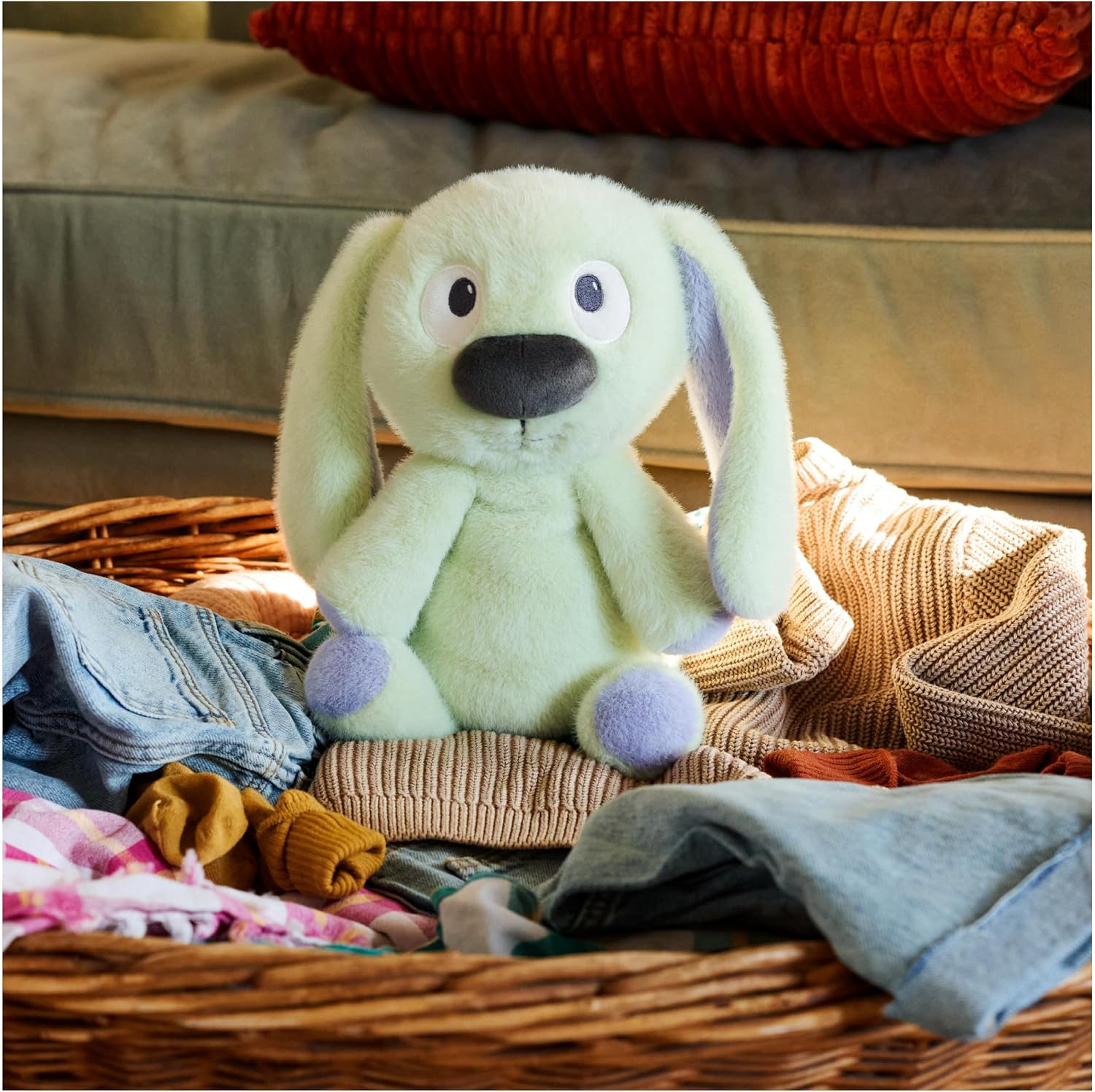 GUND Hidden Pigeon Company Knuffle Bunny 13.5-Inch Plush Toy for Ages 1+ image 2
