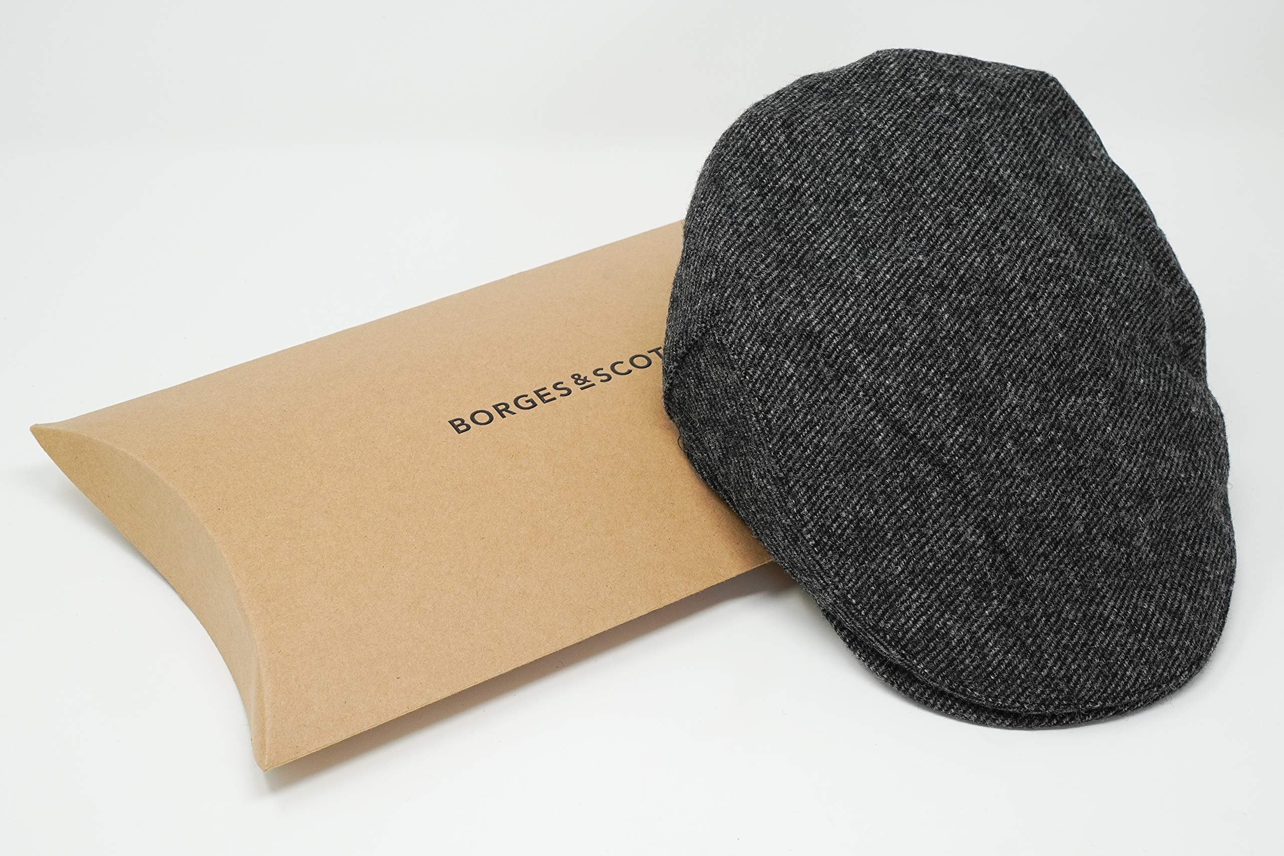 Borges & Scott Galway - Casquette Plate en Tweed Irlandais