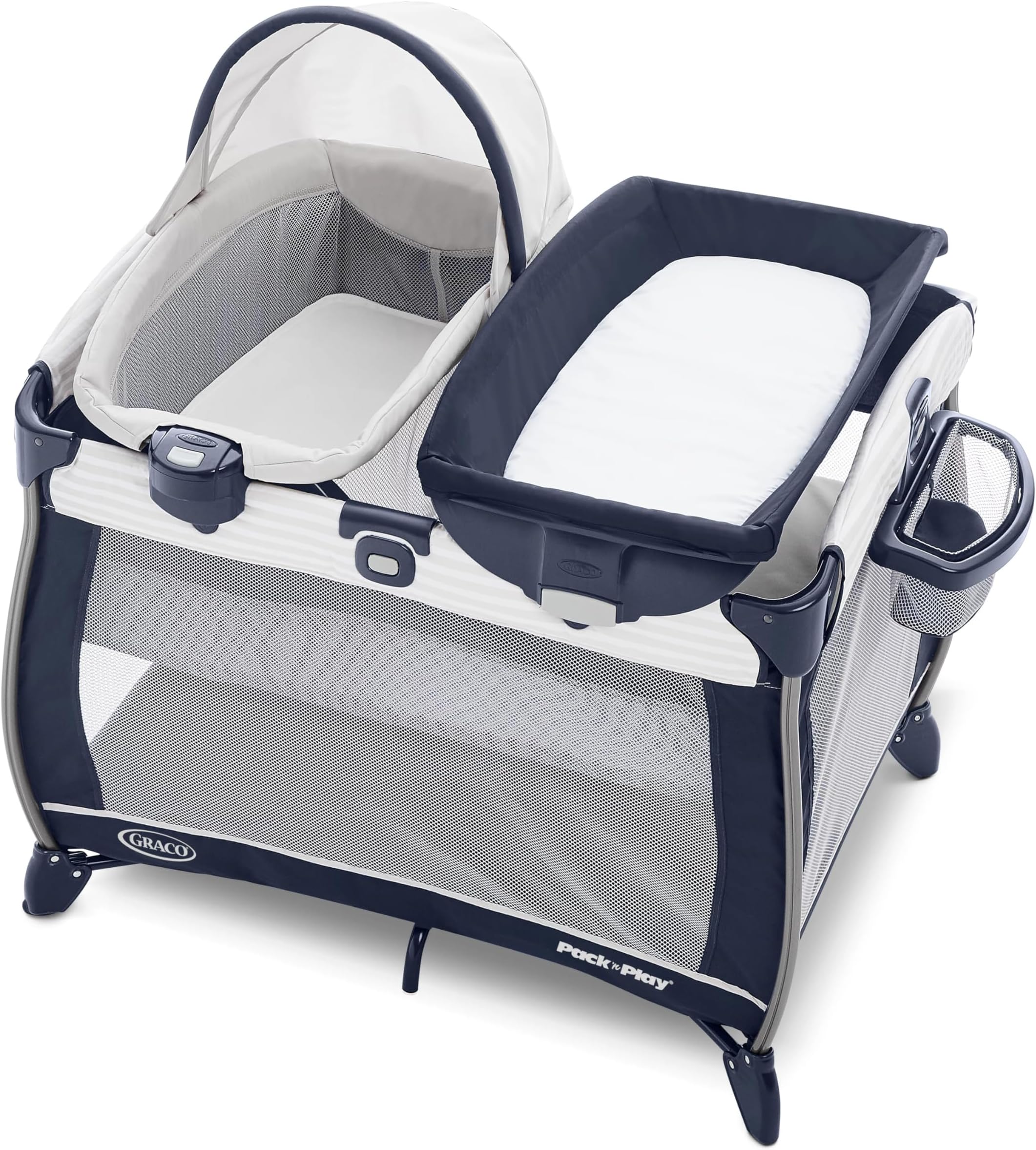 Graco Pack 'n Play Quick Connect Portable Bassinet Playard, Alex