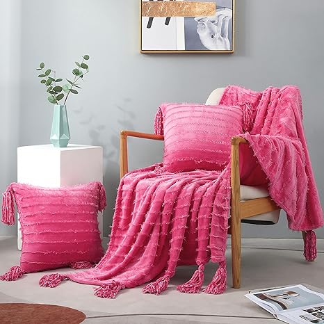 3 piece throw pillow set