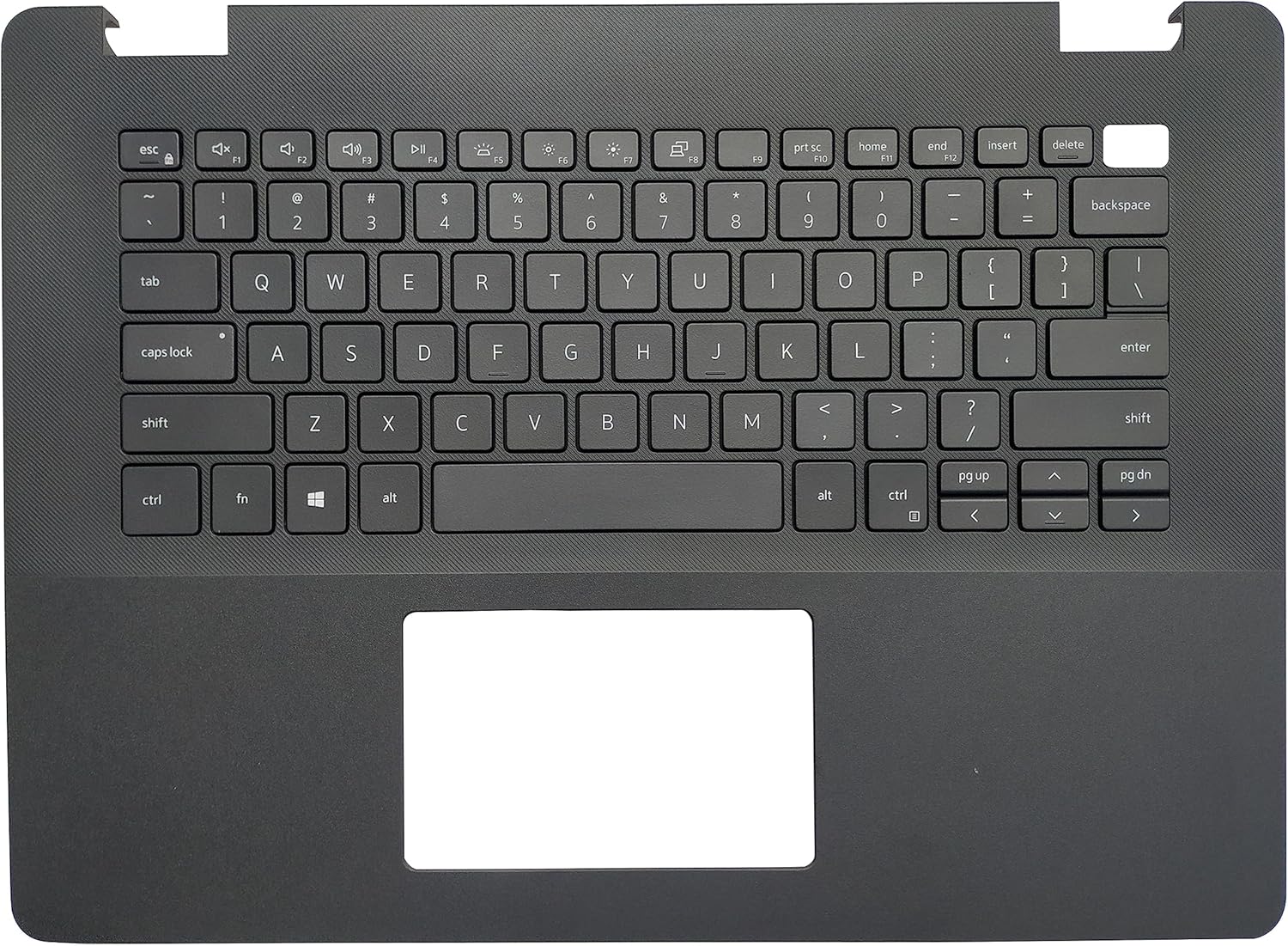 Laptop Keyboard Compatible for Dell Vostro V3400 V3405 3400 3405 0TV7CN US Layout Black with Palmrest Upper Cover Case Shell (Backlit)