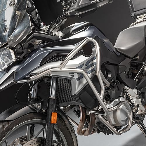 Vista 15 de Protector de parachoques para motor de motocicleta, marco de barra de choque de carretera, protector de parachoques compatible con B.M.W F750GS