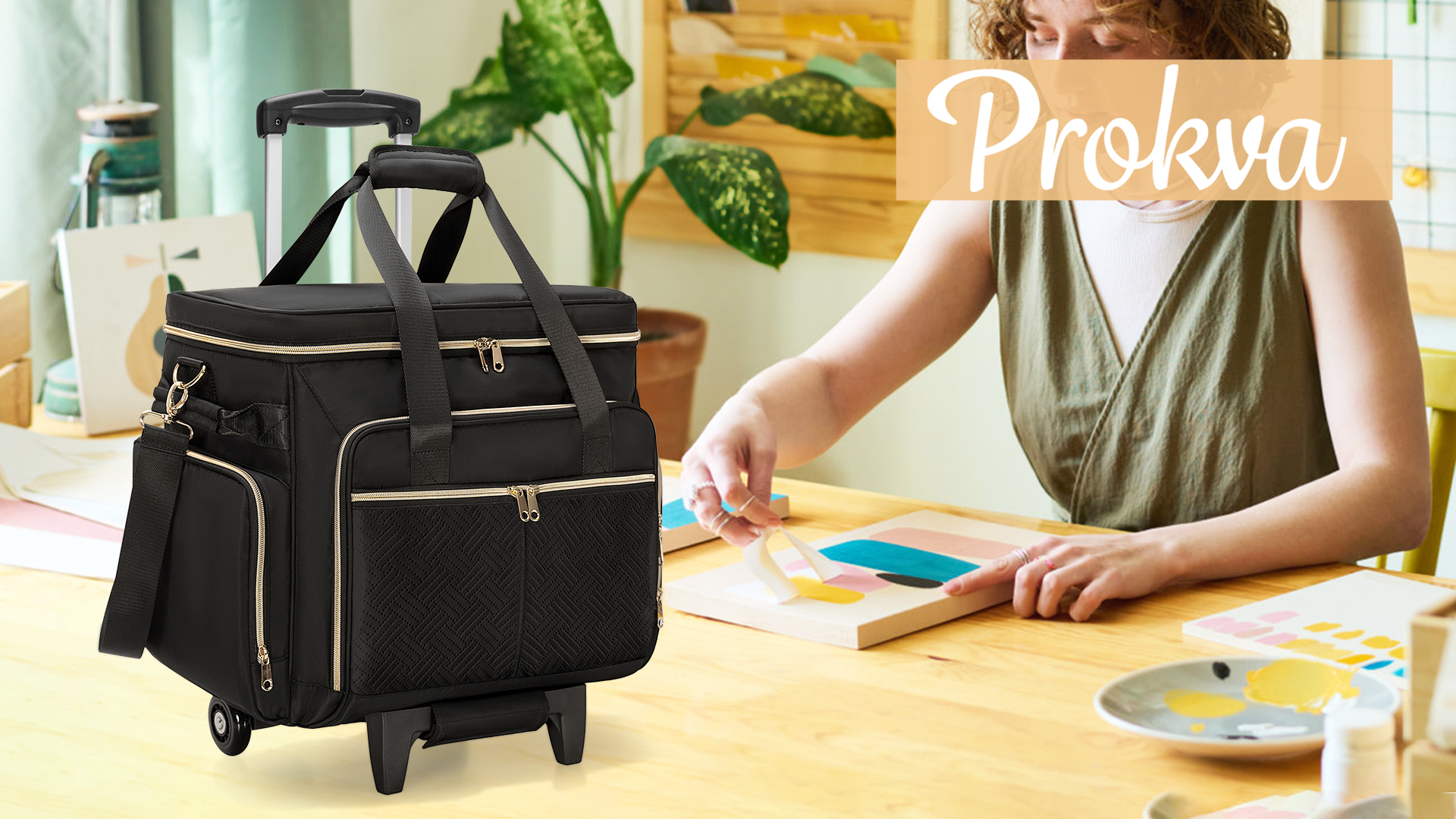 桜丘バスケロンT Amazon.com: Prokva Rolling Scrapbook Bag with Wheels, Rolling