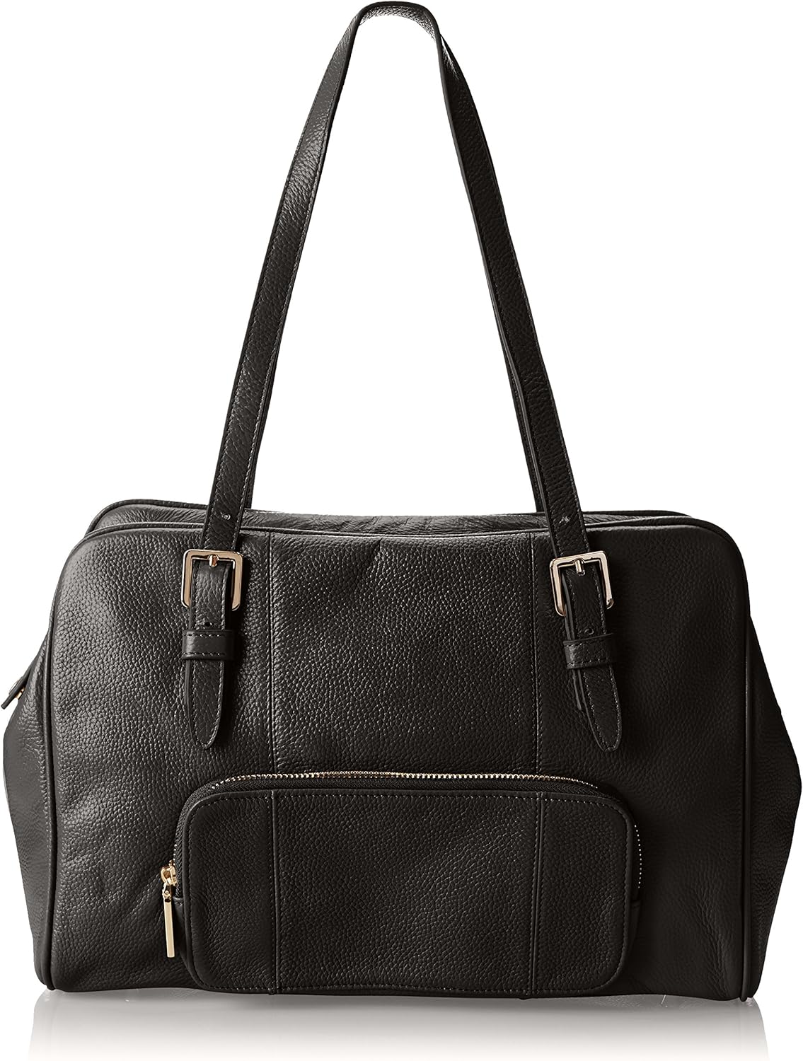 CoLab by Christopher Kon Zenith Double Handle, Black Handbags