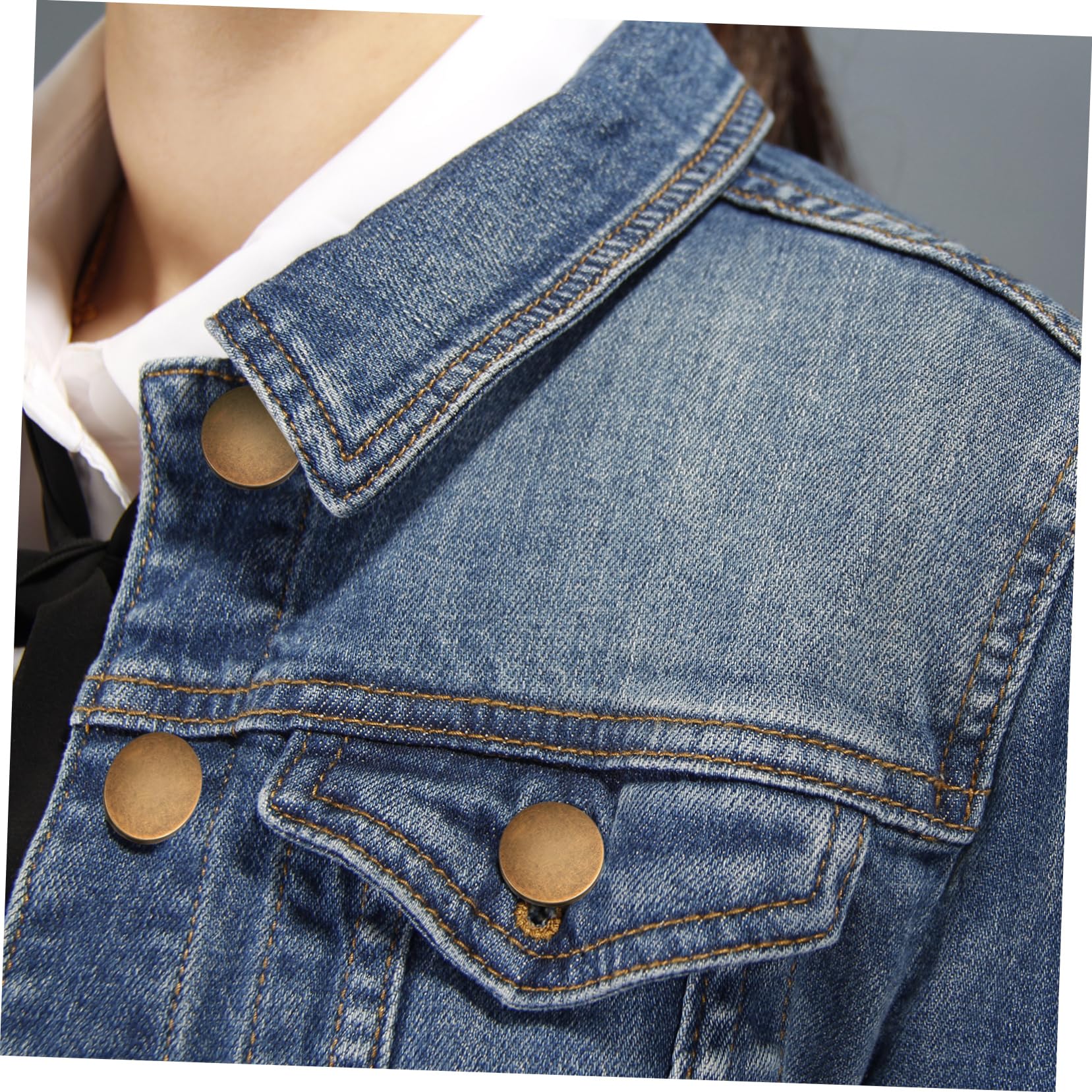 jojofuny 4 Set Bottone in Vita Fibbia Perni Dei Pulsanti Bottone Dei Jeans Regolatore Della Vita Pantaloni Tenditori Stringi Bottoni Jeans Cucire Blu Lega Di Zinco 30 Pezzi*4