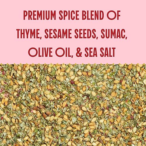 Miniatura 3 de Hayati Zaatar Spice  Mezcla de especias palestinas con tomillo, sésamo y zumac  Auténtico condimento tradicional árabe y de Oriente Medio para pan,