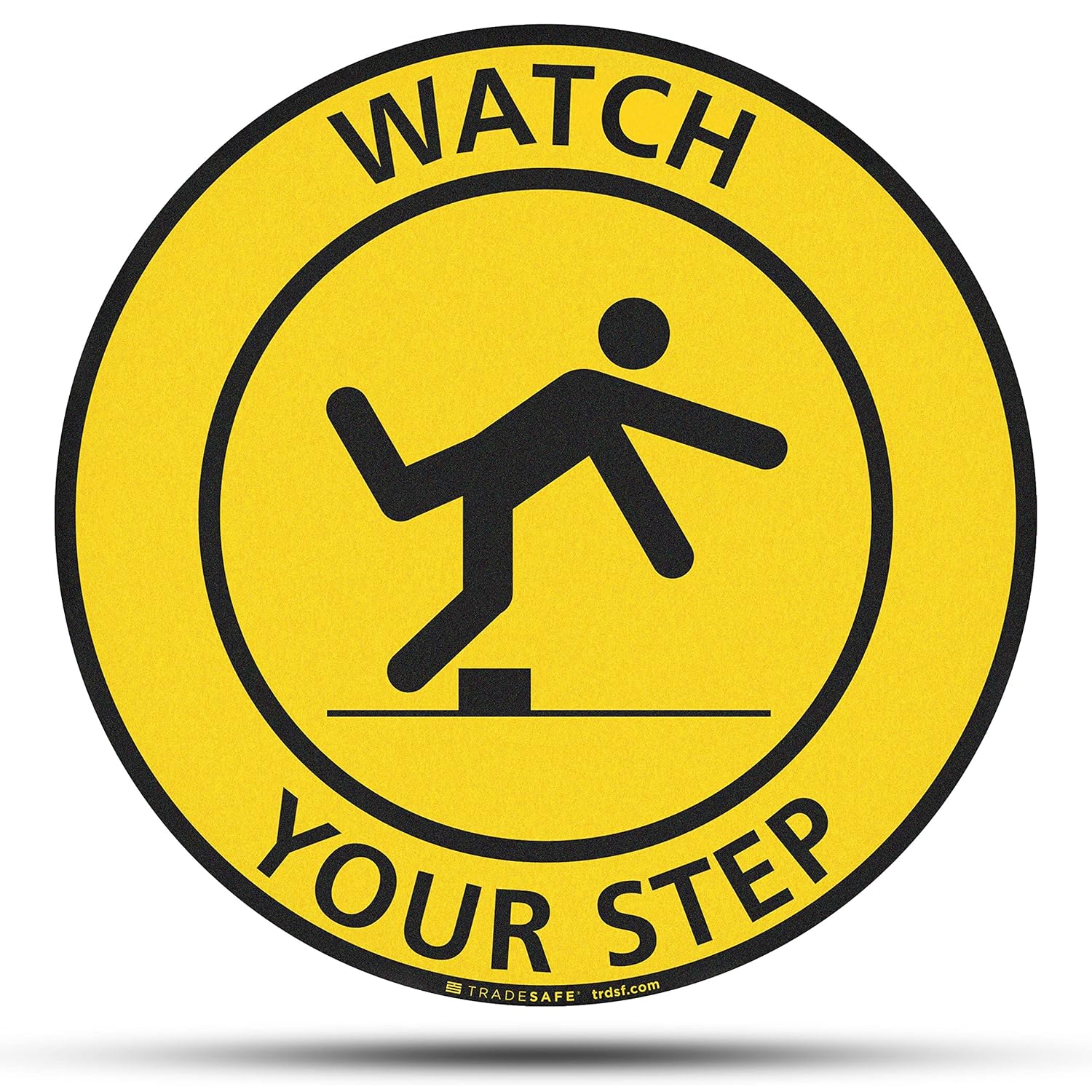 Watch Your Step Anti-Slip Floor Sticker (17" dia)