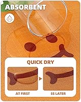 Vista 2 de Color&Geometry Lindos tapetes para secar platos para cocina, tapetes de drenaje súper absorbentes, resistentes al calor, fáciles de limpiar, auto