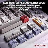 Vista 7 de Sharp EL-1801V calculadora-impresora compacta de 12 dígitos