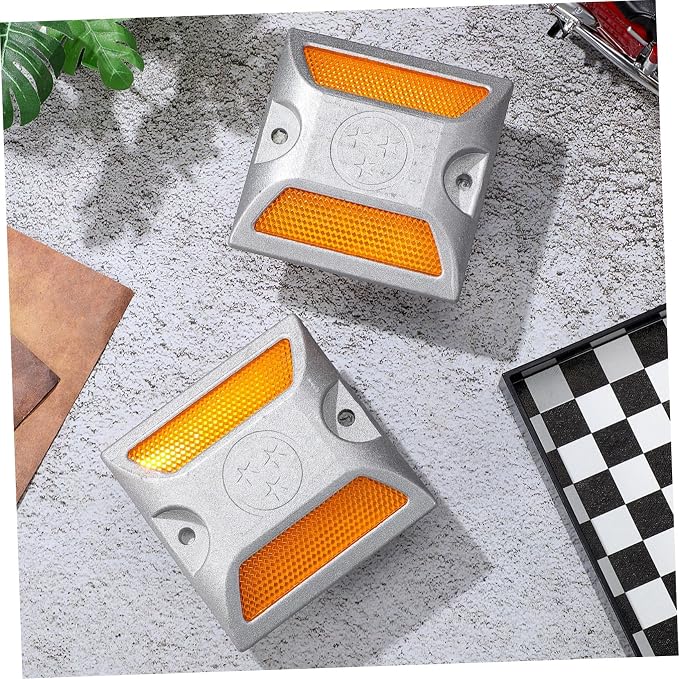 Reflectores de carretera para borde de pavimento aluminio miniatura 2