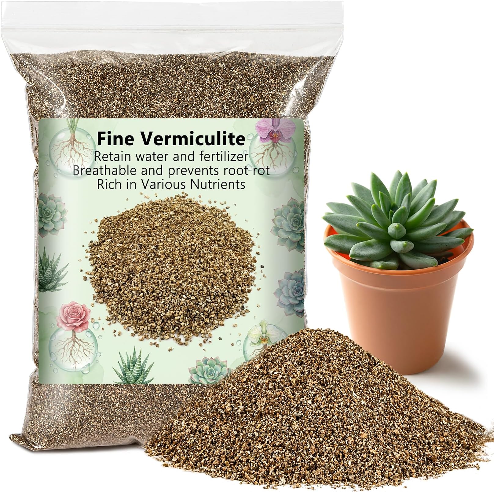 Sukh Organic 903 Gram - Vermiculite Professional Grade Product for Plant Granden Flower