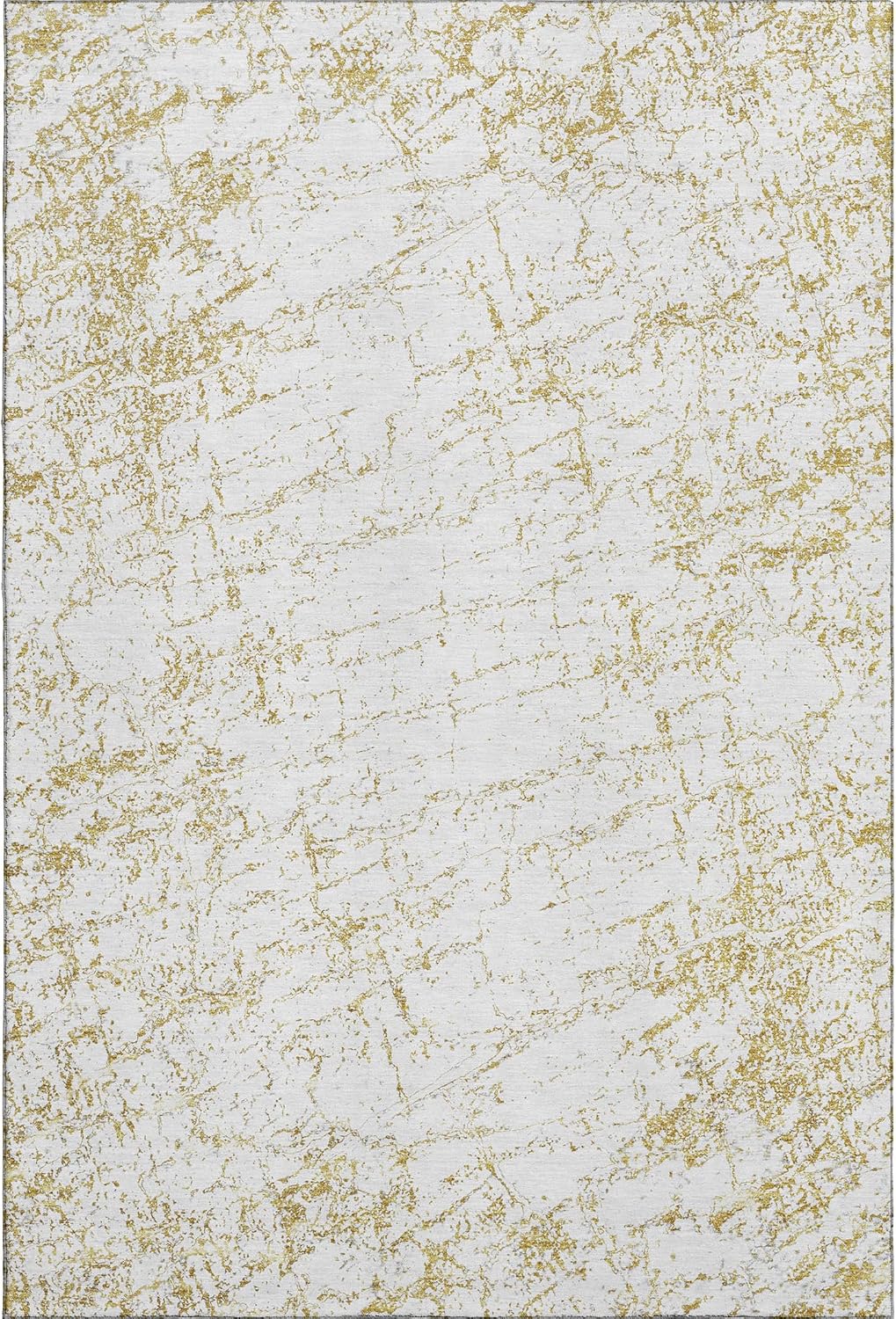 Addison Rugs Mayfield AMF606 Gold 10' x 14' Indoor Premium Machine Washable Rug, Silky Soft, Easy Clean, Non Shedding, Bedroom, Living Room, Dining Room, Kitchen, Patio Rug