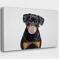 Vista 17 de SpiritualHands Animales Soplando Bubble Gum Wandkunst für Bauernhaus Badezimmer Dekor, Bubble Gum Tier Wandkunst