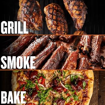 Traeger Grills Woodridge Pro Electric Wood Pellet Grill and Smoker, 970 Sq. In., Outdoor Pellet Smoker Grill with Digital Sensor and Side Shelf, Wi-FIRE Technology, Super Smoke Mode, Black, TFB97JLH