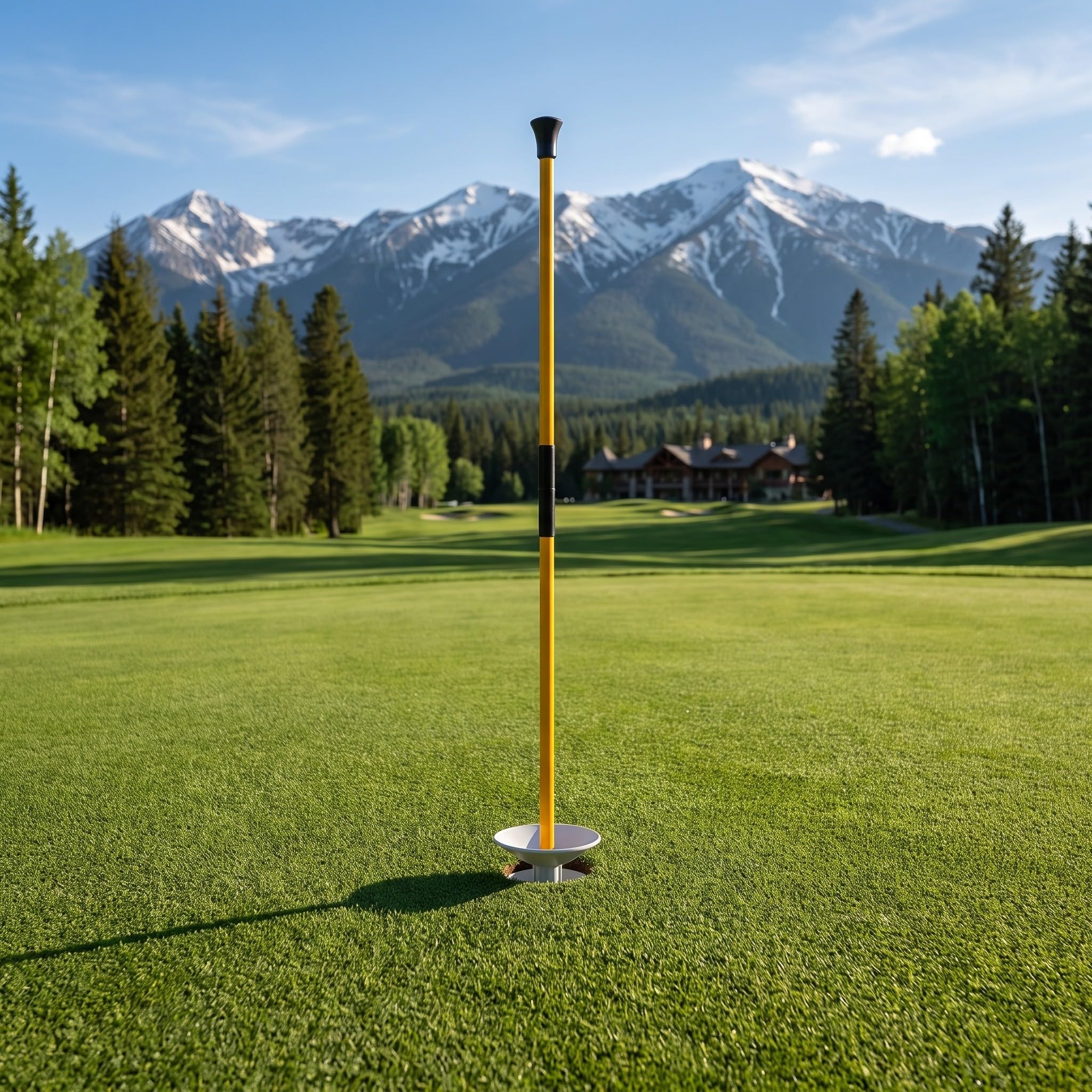 FRCOLOR 2 Stück abnehmbare, tragbare Golf-Flaggenstangen, 31,5 Zoll