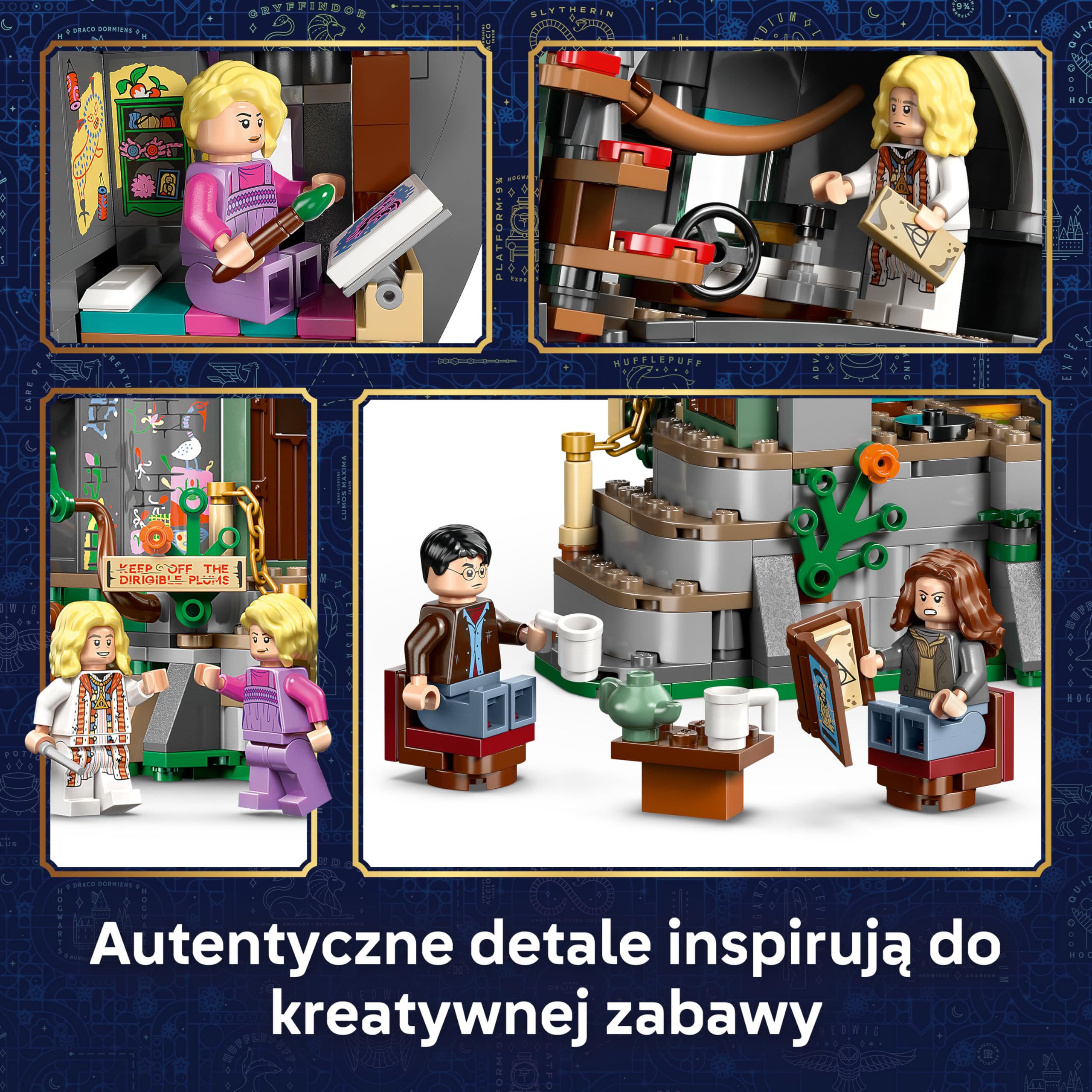 LEGO Harry Potter Dom Luny Lovegood 76467 | Model domu z minifigurkami, zabawka dla 10-latka, prezent dla fana Harry’ego Pottera, zestaw klocków dla dzieci, 764 elementy