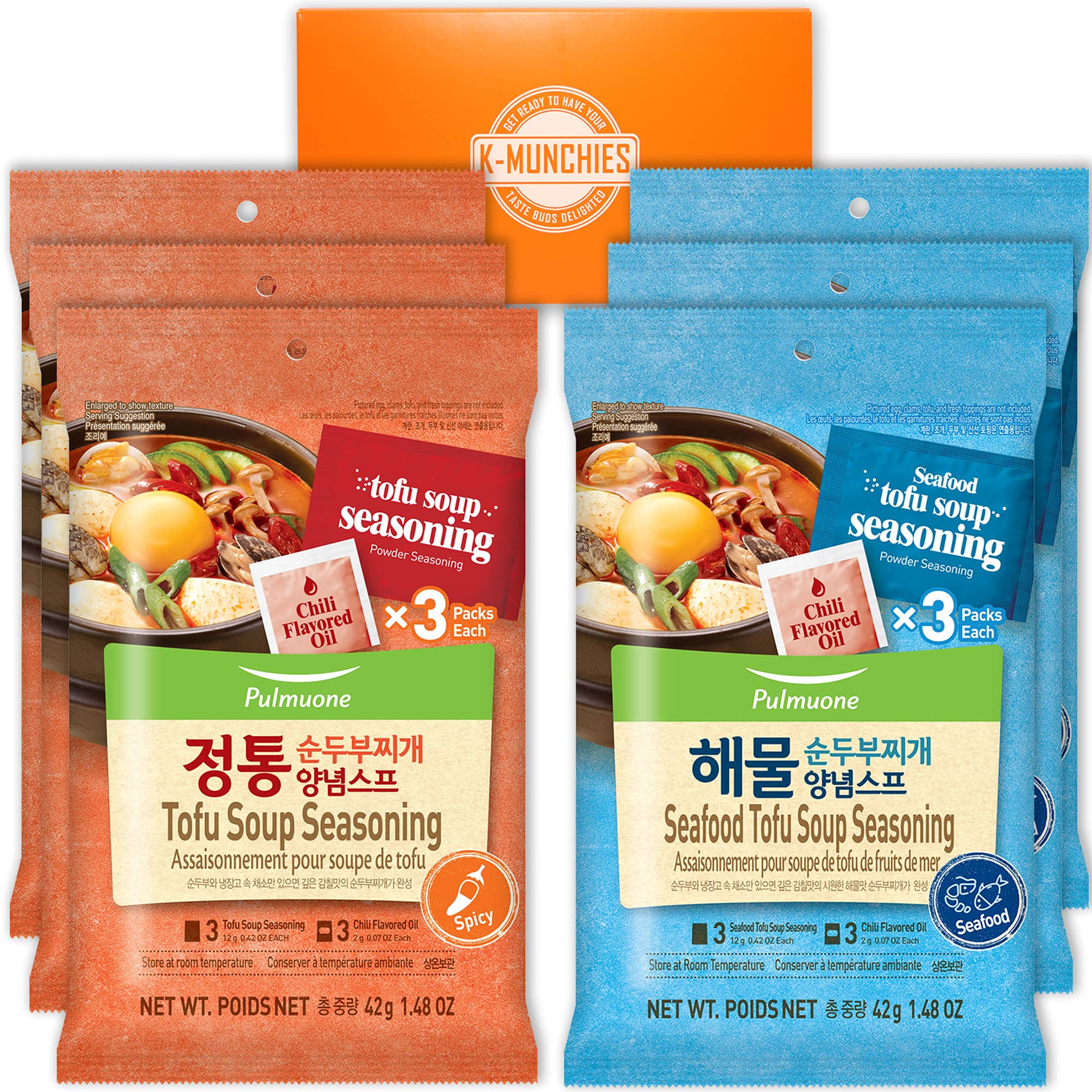 Buy KMunchies Pulmuone Tofu Soup Seasoning 42g 3Pack Seafood