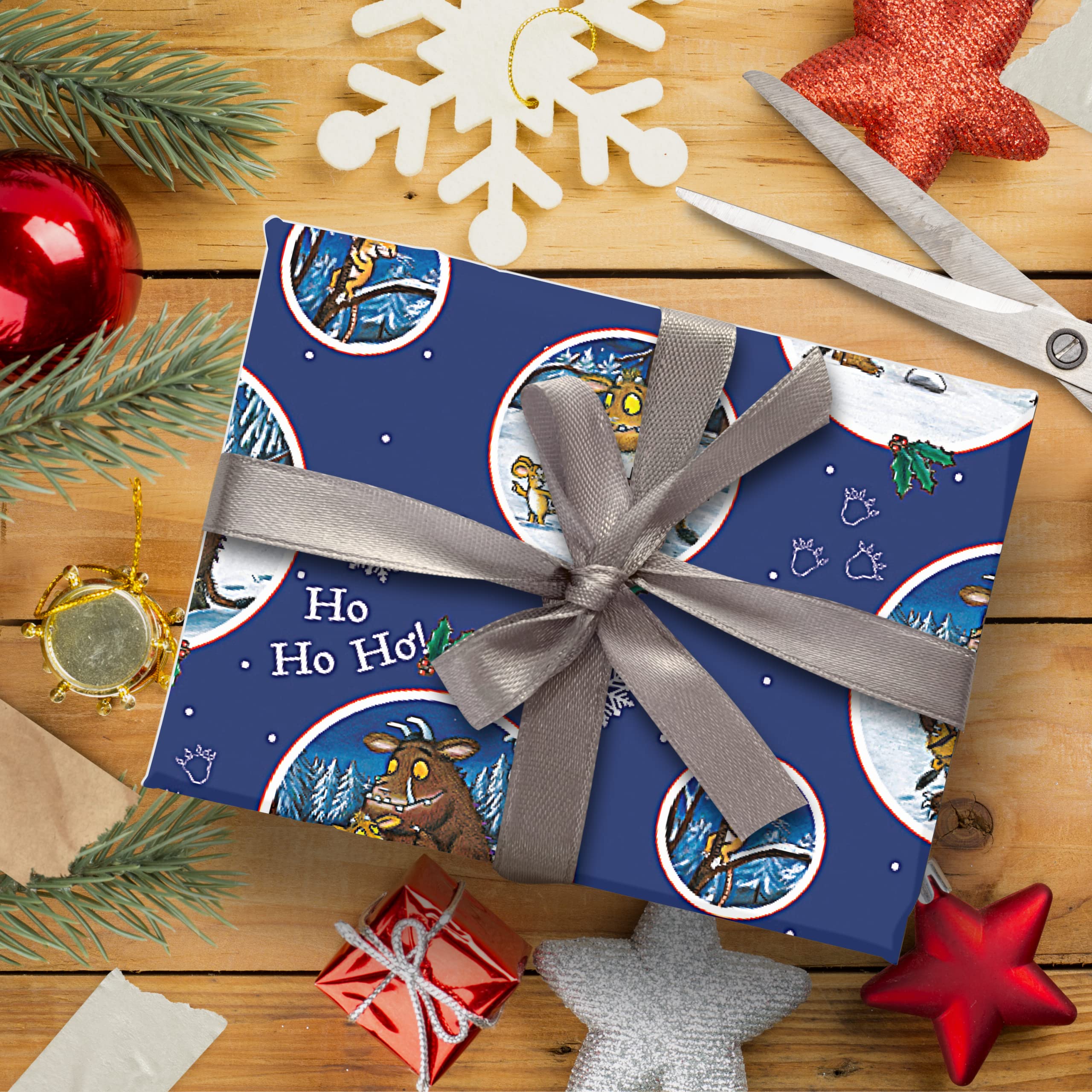 Carta Regalo Natalizia Con Pupazzo Di Neve Danilo | Set Da 4 Fogli E 4 Etichette