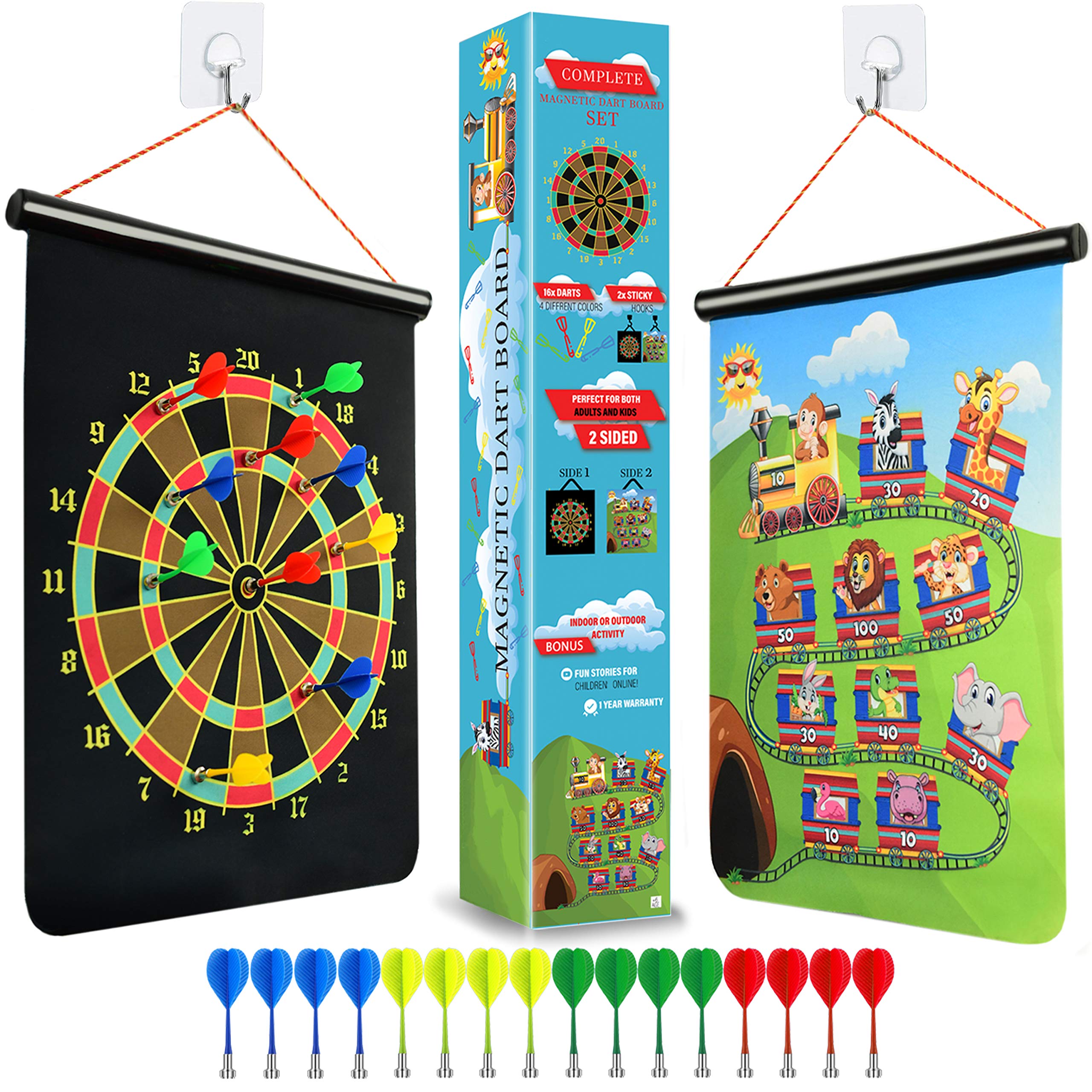 Buy Dart Board for Kids Dart Board for Boys 18.5