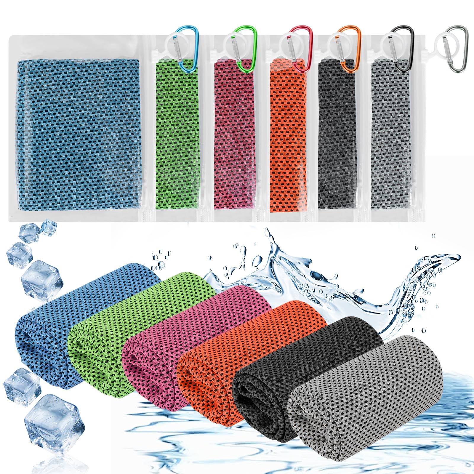 YCKZEU 6 Pack Cooling Towel (40