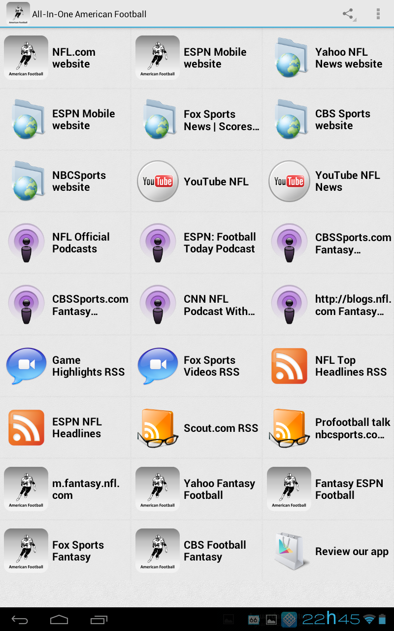 All-in-One American Football - App on Amazon Appstore
