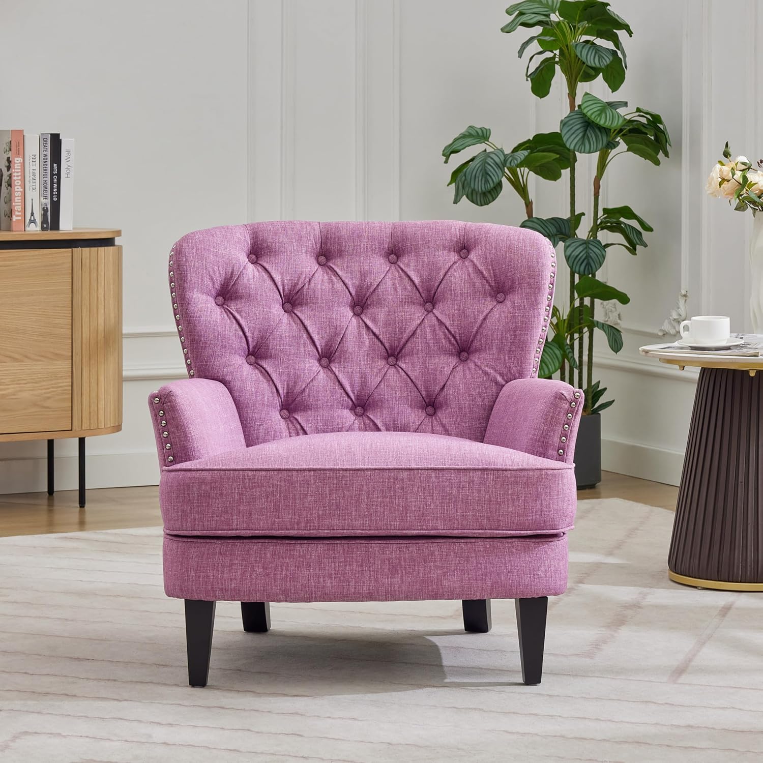 Christopher Knight Home Tafton Fabric Club Chair, Light Purple