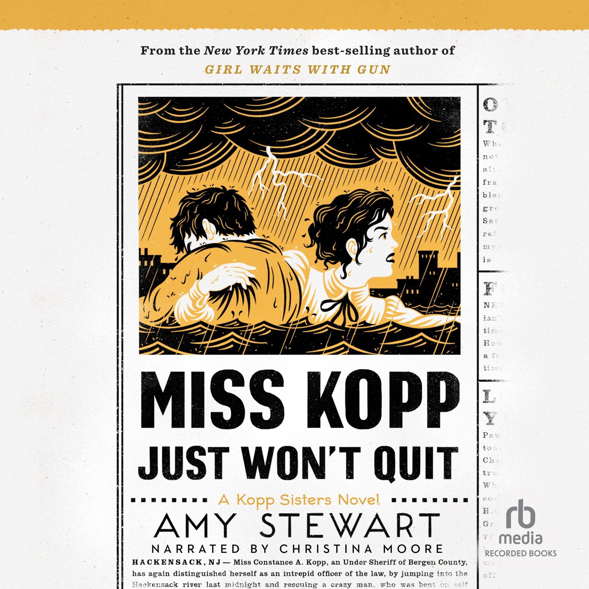 Cover art for Miss Kopp Just Won't Quit