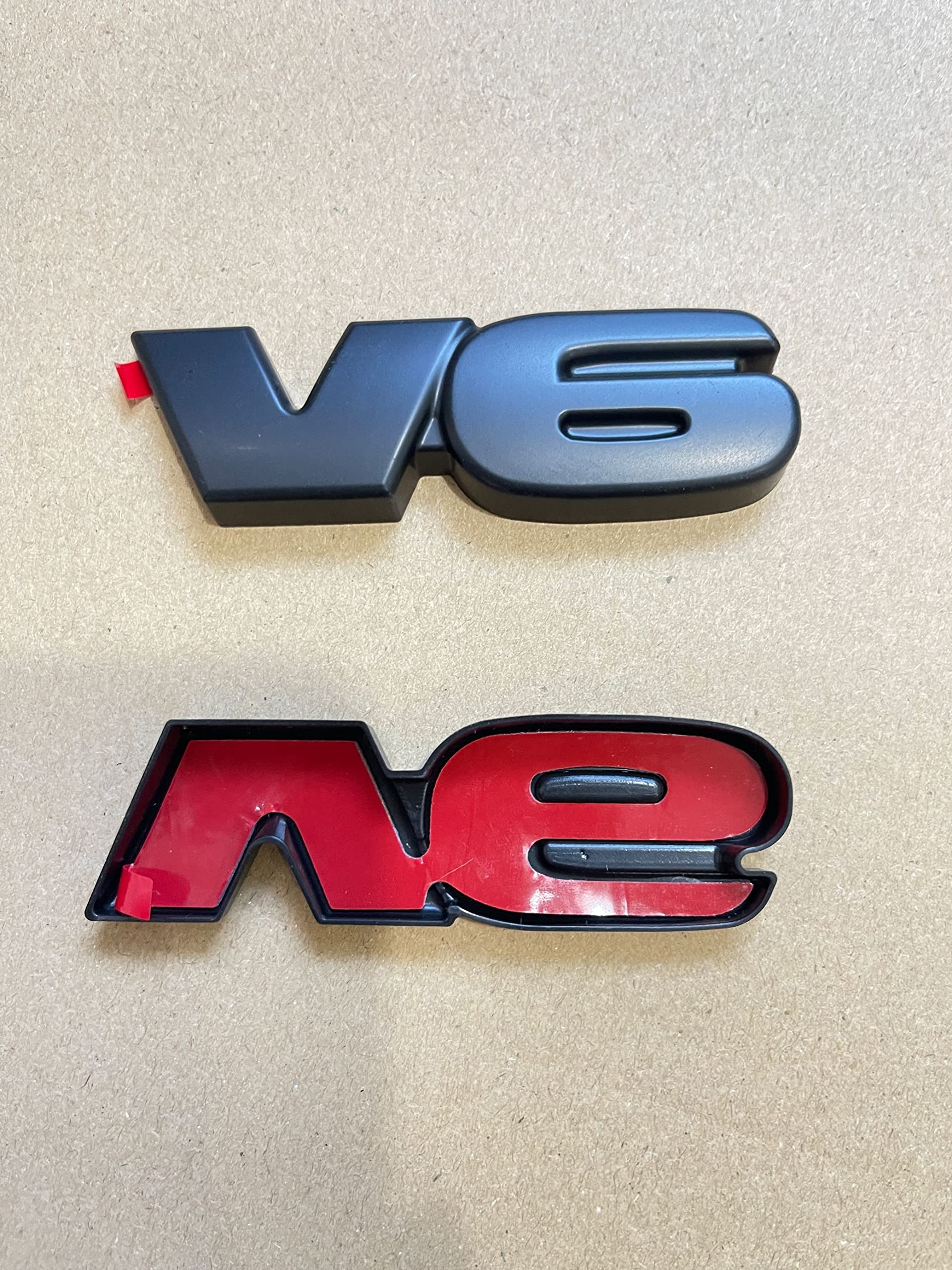 1PCS V6 4Runner Tundra Tacoma Limited Black Out Overlay Emblem Genuine 0016-35072