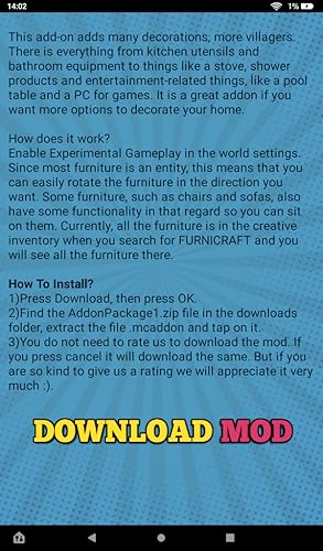 Furniture Mod